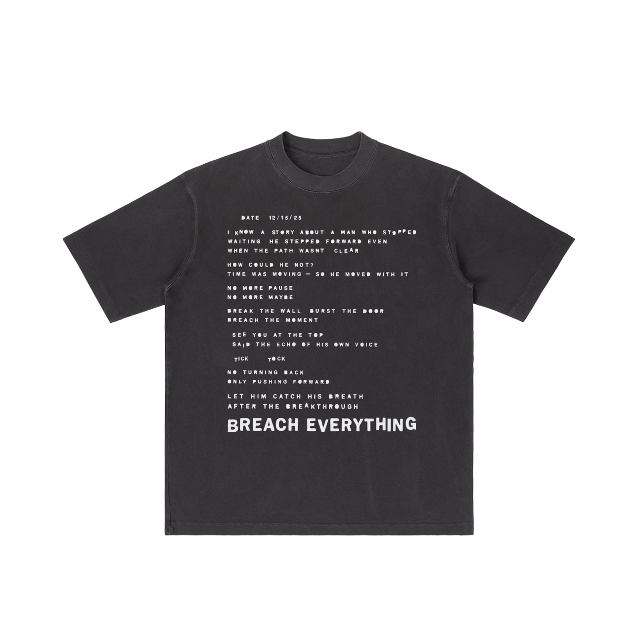 Vintage Wash Drop Shoulder T-shirt